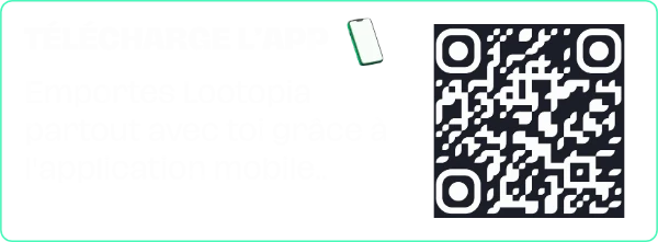 Télécharge l'application Lootopia : QR code vers l'App Store et Google Play